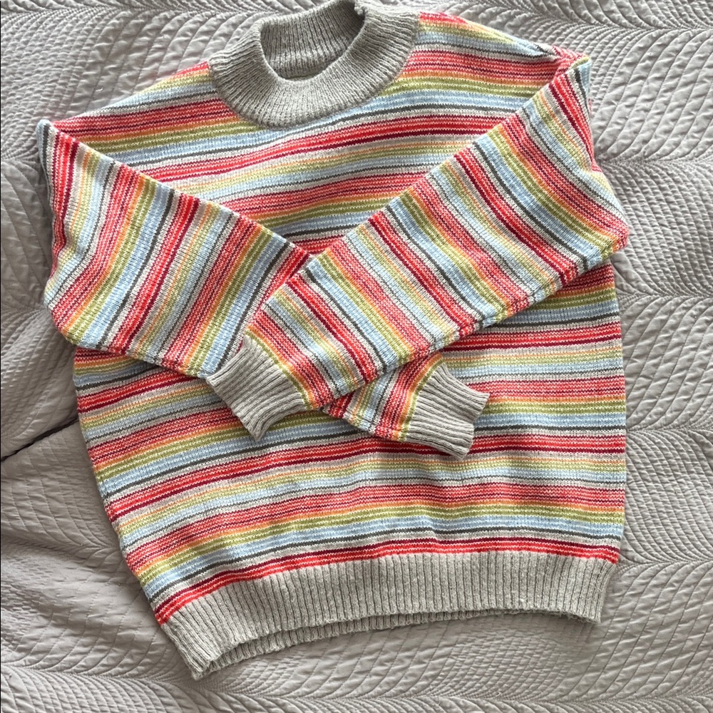 Colorful Striped Sweater